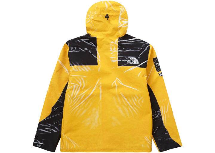 Supreme The North Face Printed Taped Seam Shell Trompe L'oeil Jacket Yellow