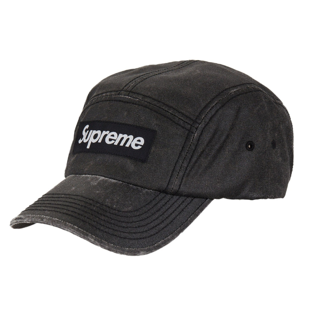 Supreme Washed Cordura Camp Cap Black