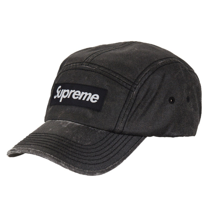 Supreme Washed Cordura Camp Cap Black