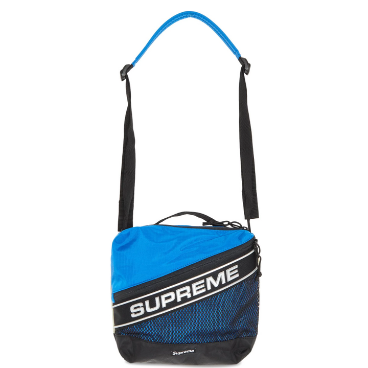 Supreme FW23 “Logo” Shoulder Bag ‘Blue’