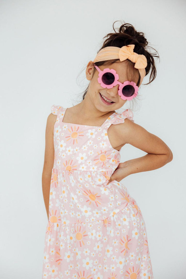 Sweet &amp; Sunny Ruffle Maxi Dress
