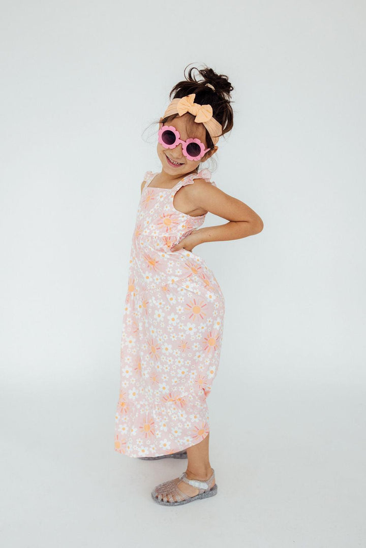 Sweet &amp; Sunny Ruffle Maxi Dress