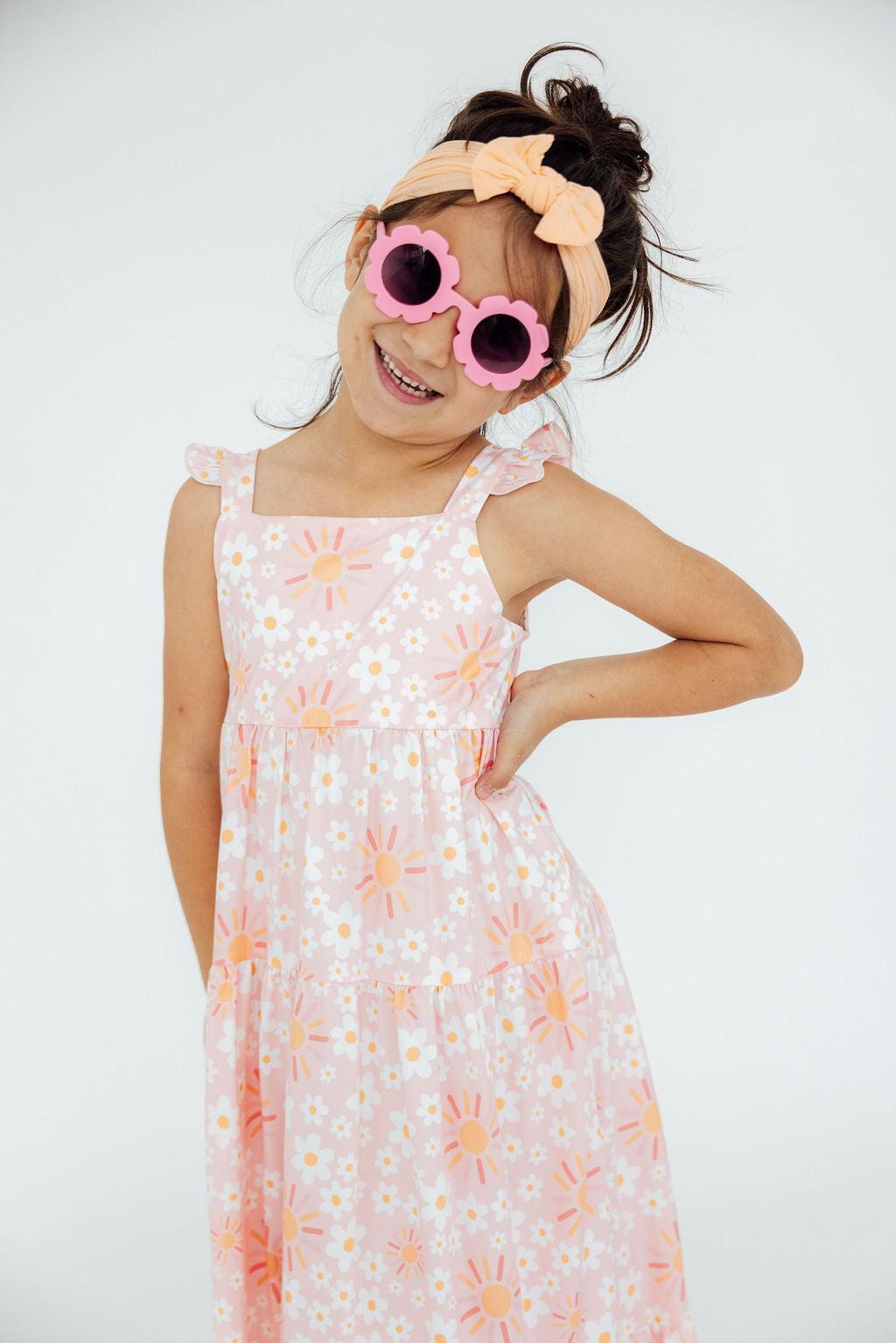 Sweet &amp; Sunny Ruffle Maxi Dress
