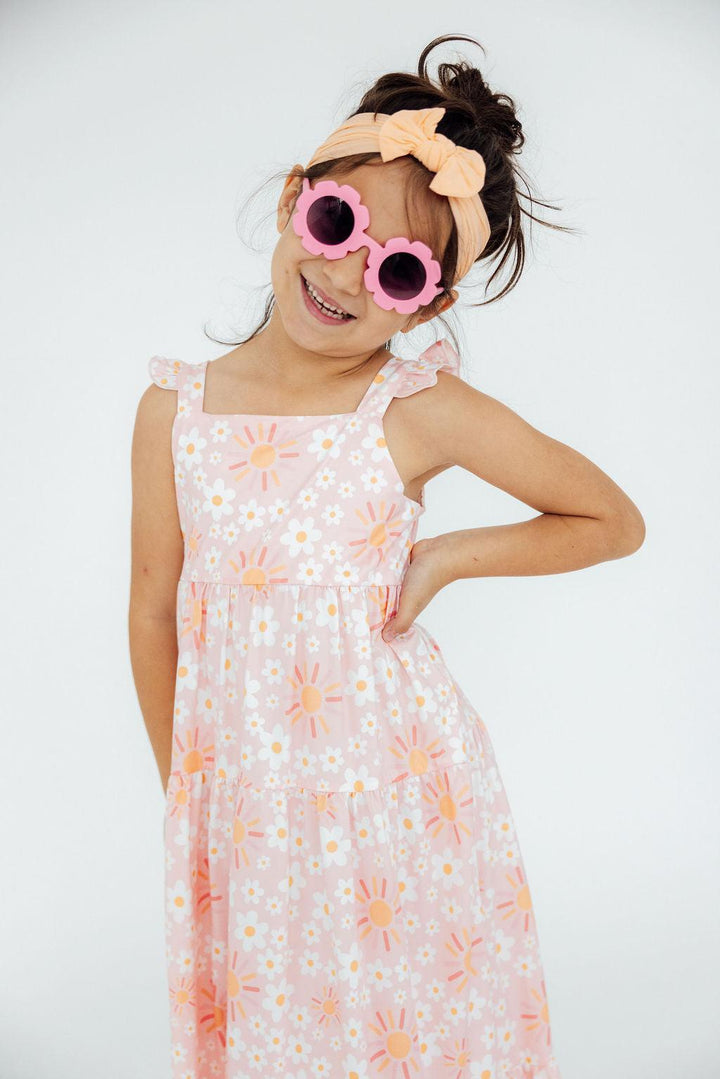 Sweet &amp; Sunny Ruffle Maxi Dress