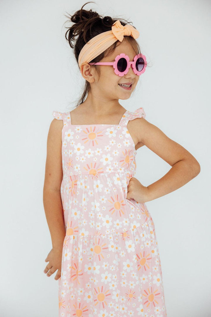 Sweet &amp; Sunny Ruffle Maxi Dress