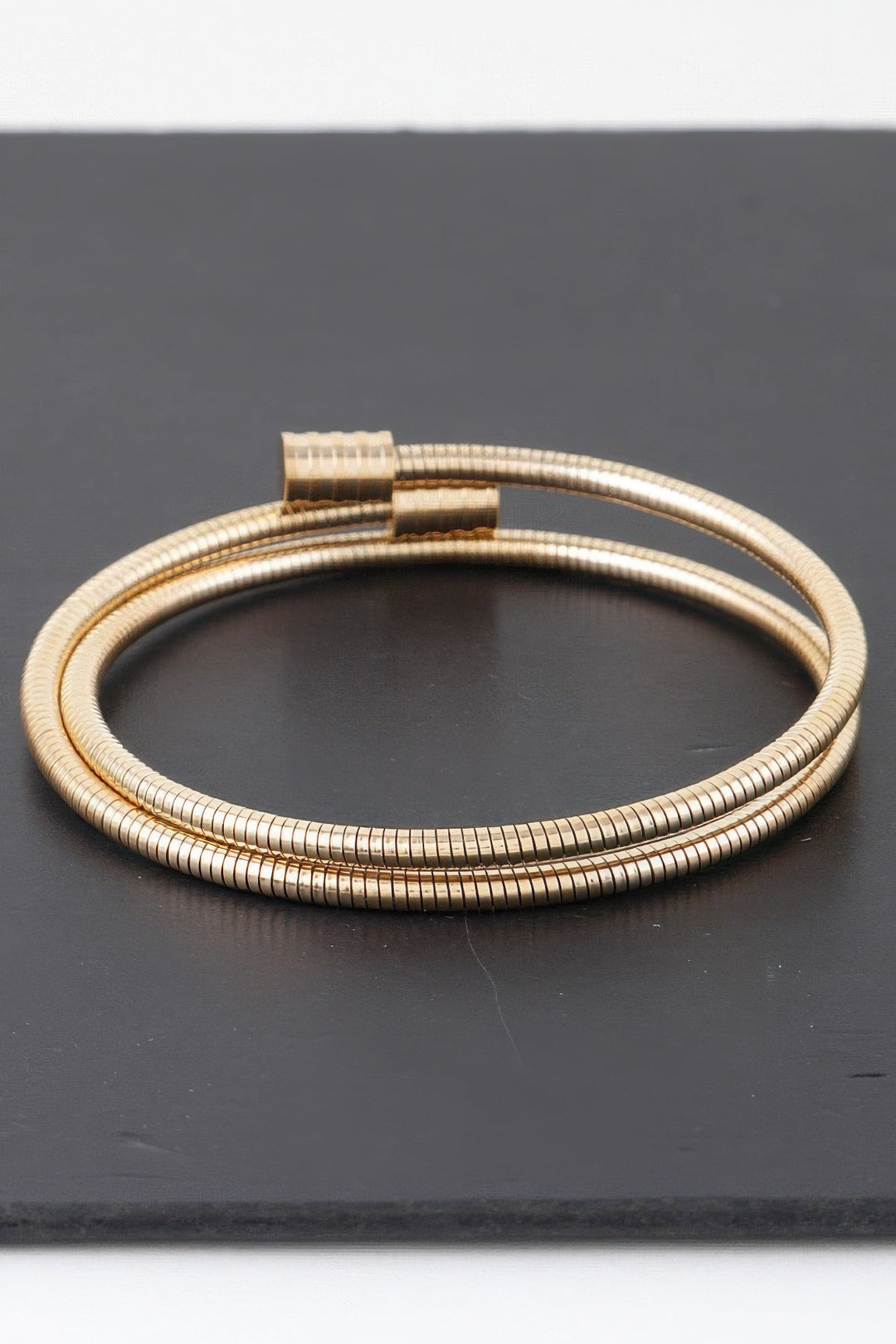 THE HIGHLINE Coil Wrapped Statement Bracelet: BYMANYC ® New York