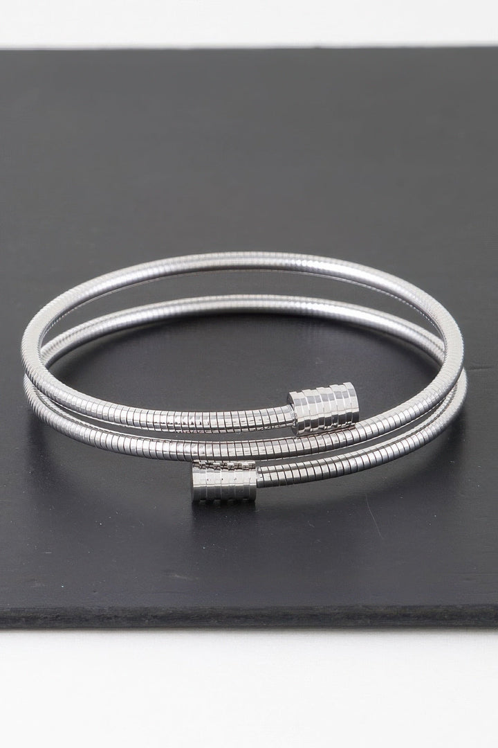 THE HIGHLINE Coil Wrapped Statement Bracelet: BYMANYC ® New York
