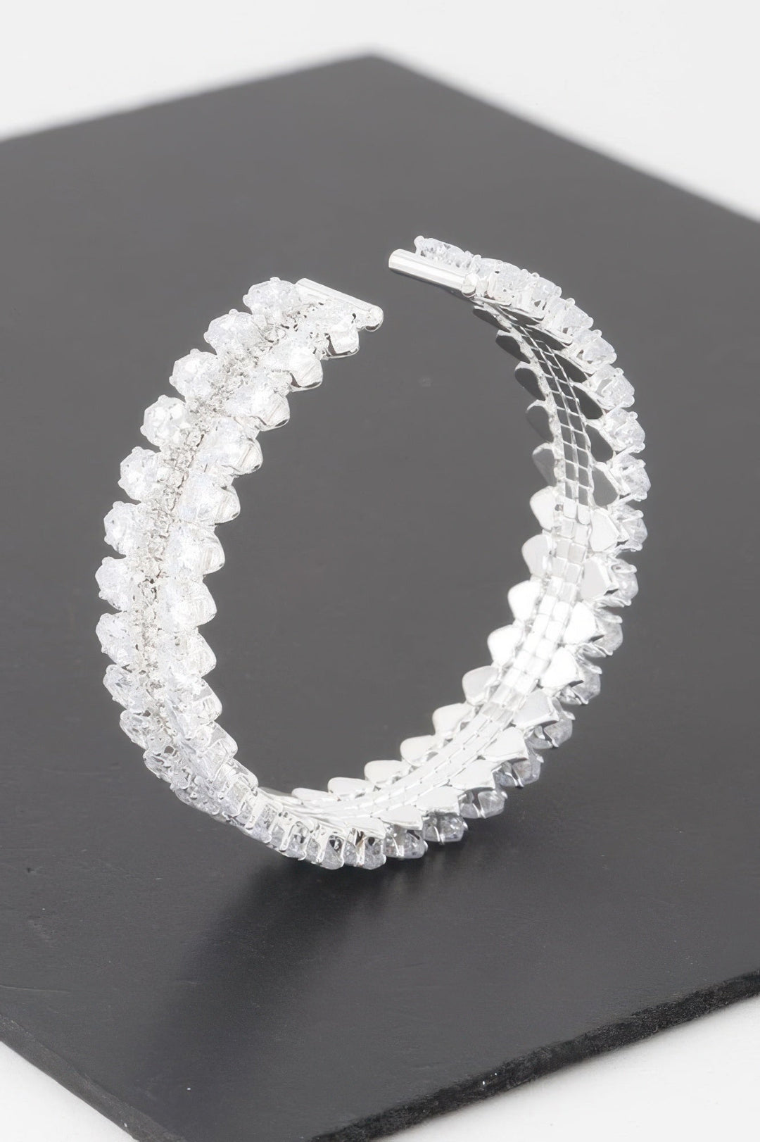 THE VESSEL Double Jeweled Cuff Bracelet: NYFW BYMANYC ® New York