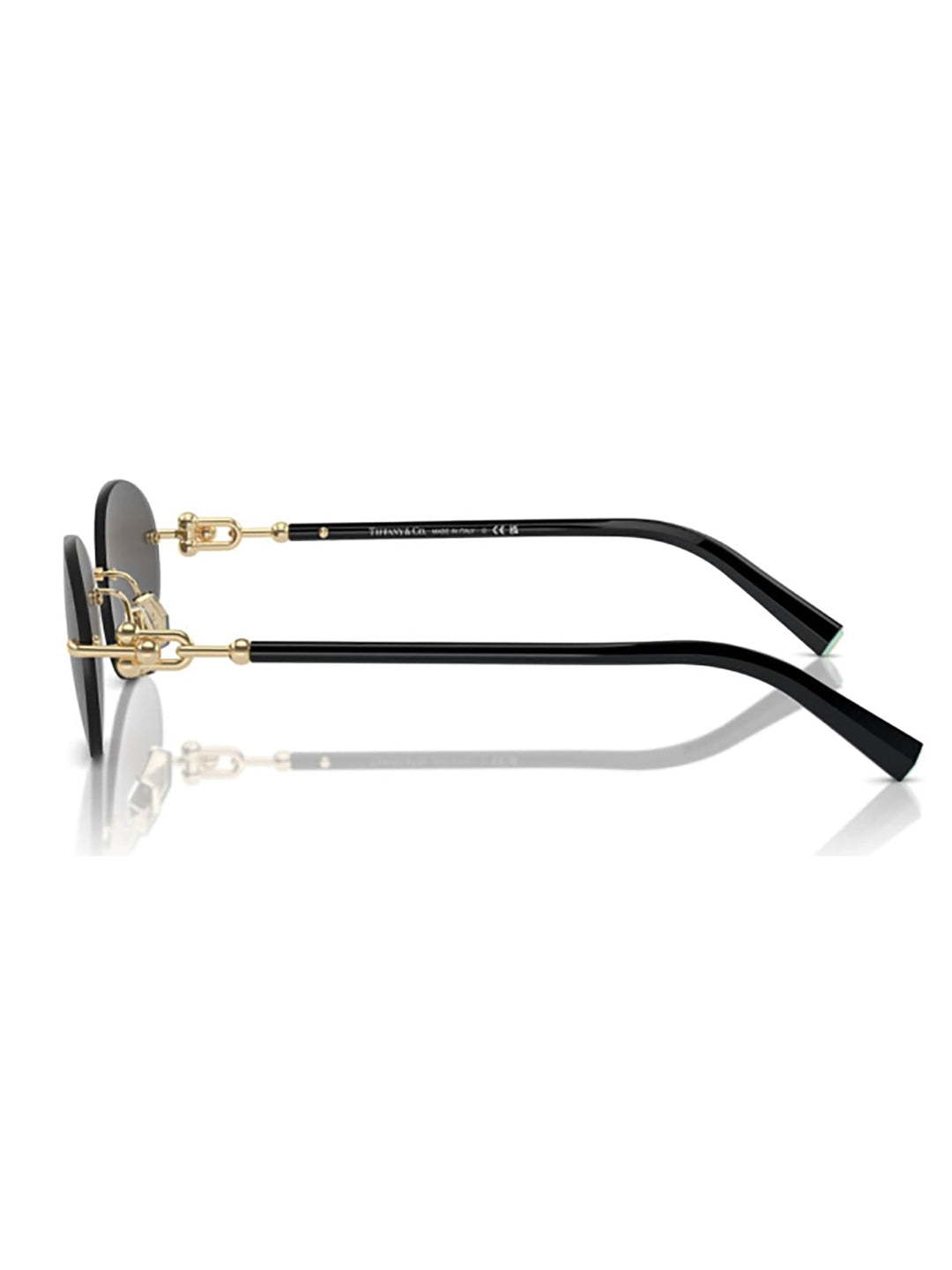 TIFFANY &amp; CO. Sleek Metallic Sunglasses with 140mm Temples
