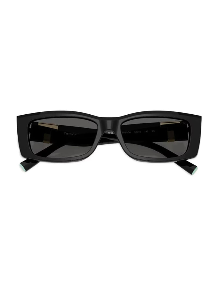 TIFFANY &amp; CO. Sleek Metallic Sunglasses with 140mm Temples