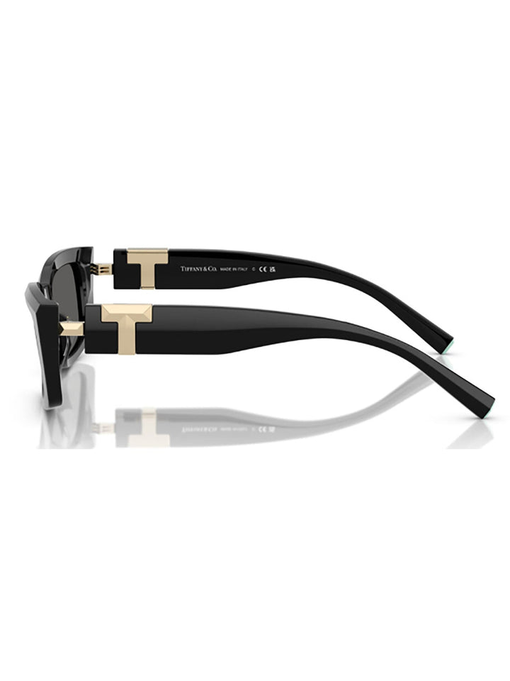 TIFFANY &amp; CO. Sleek Metallic Sunglasses with 140mm Temples