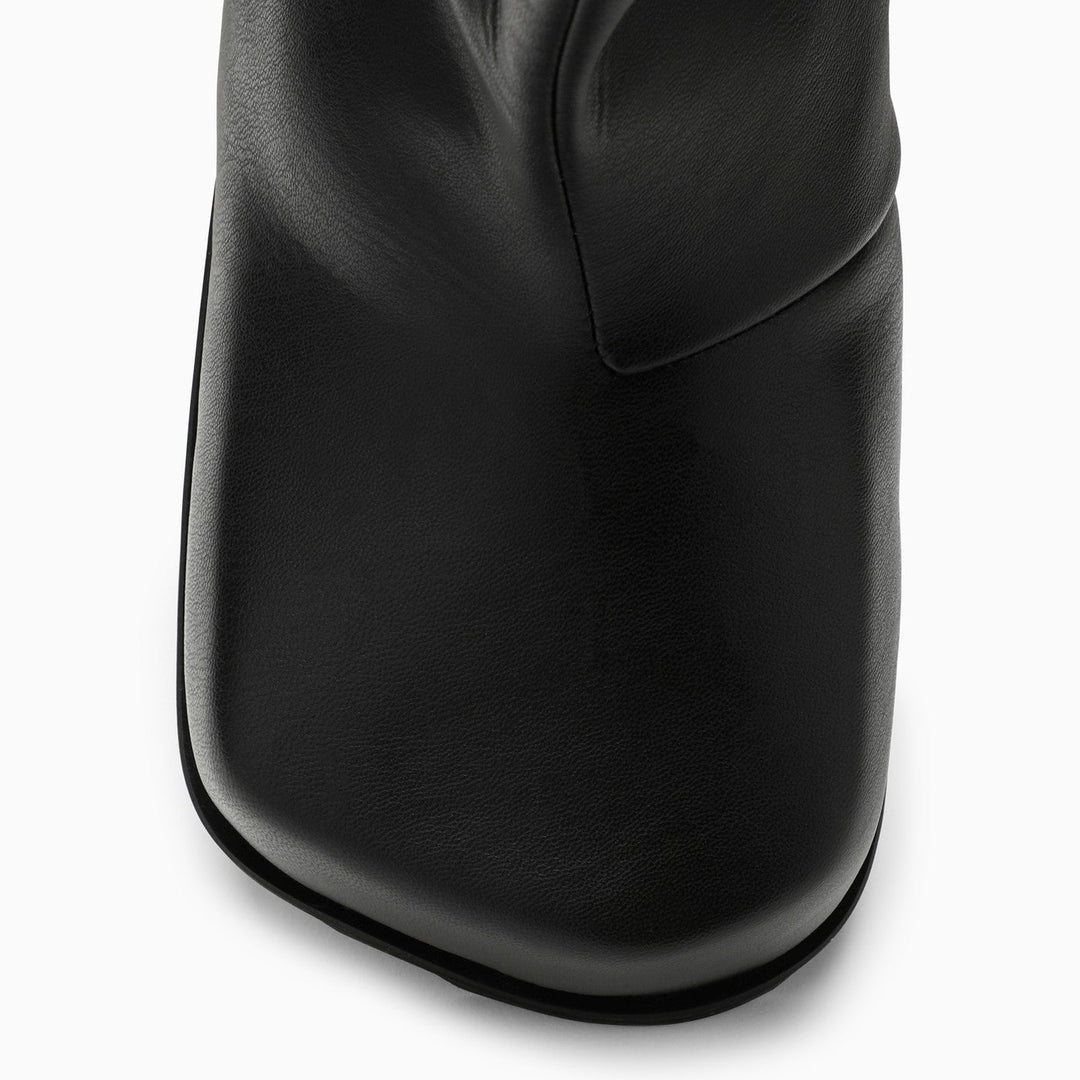 Yume Yume High Black Faux Leather Boot