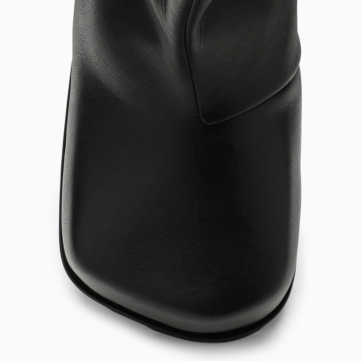 Yume Yume High Black Faux Leather Boot