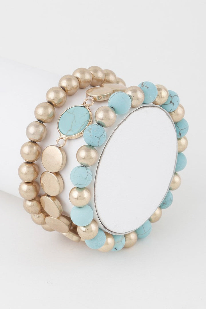 TRIBECA Multi Stone Beaded Bracelet - New Collection PARIS LE MARAIS - BYMANYC ® New York
