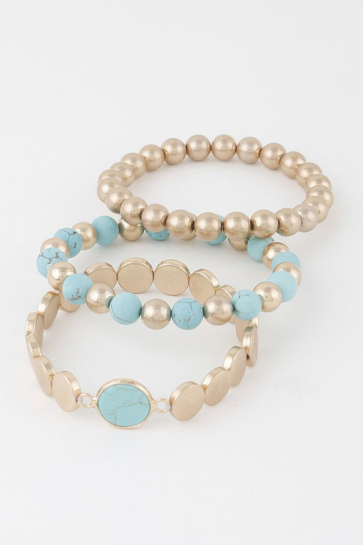 TRIBECA Multi Stone Beaded Bracelet - New Collection PARIS LE MARAIS - BYMANYC ® New York