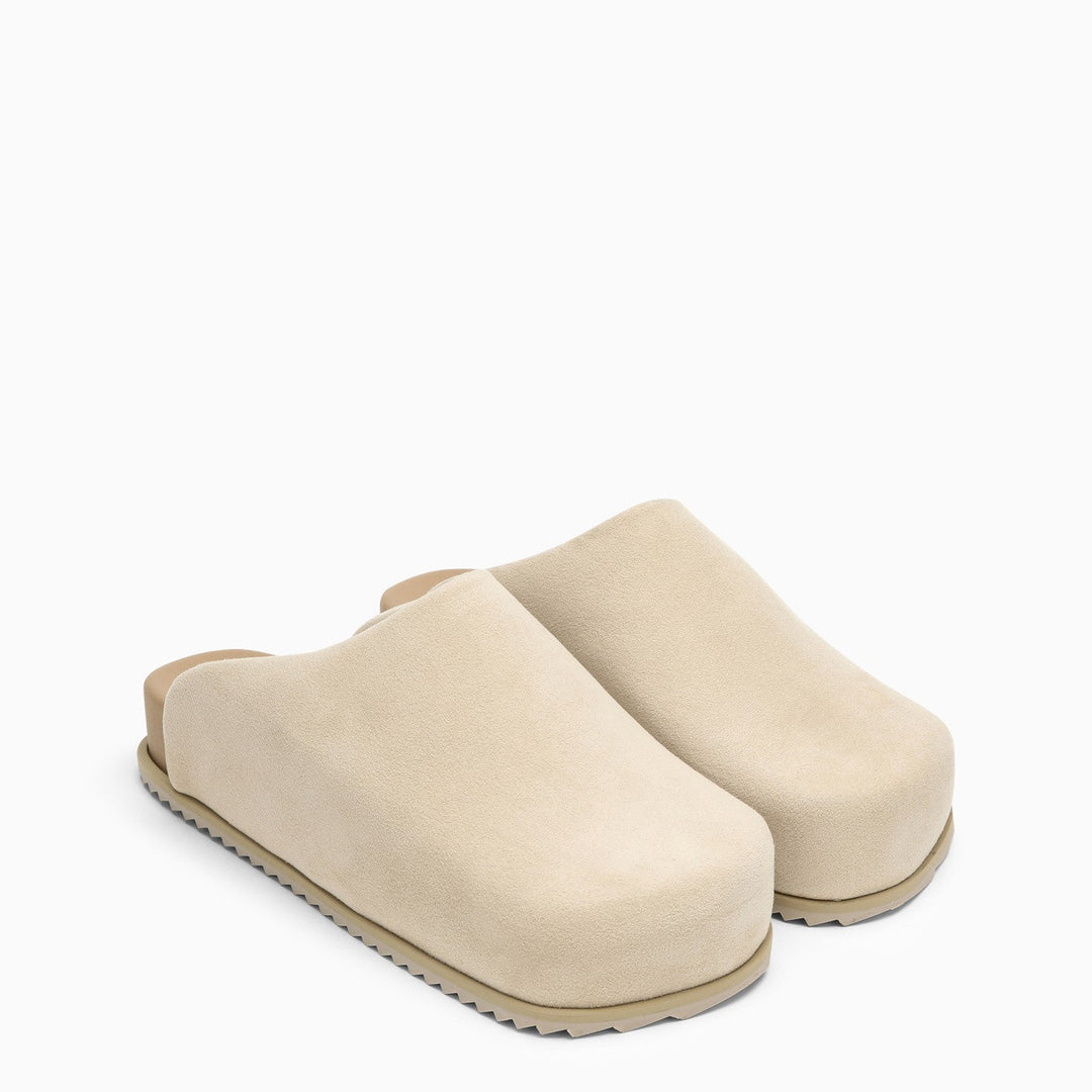 Yume Yume Beige Mules Truck In Leatherette