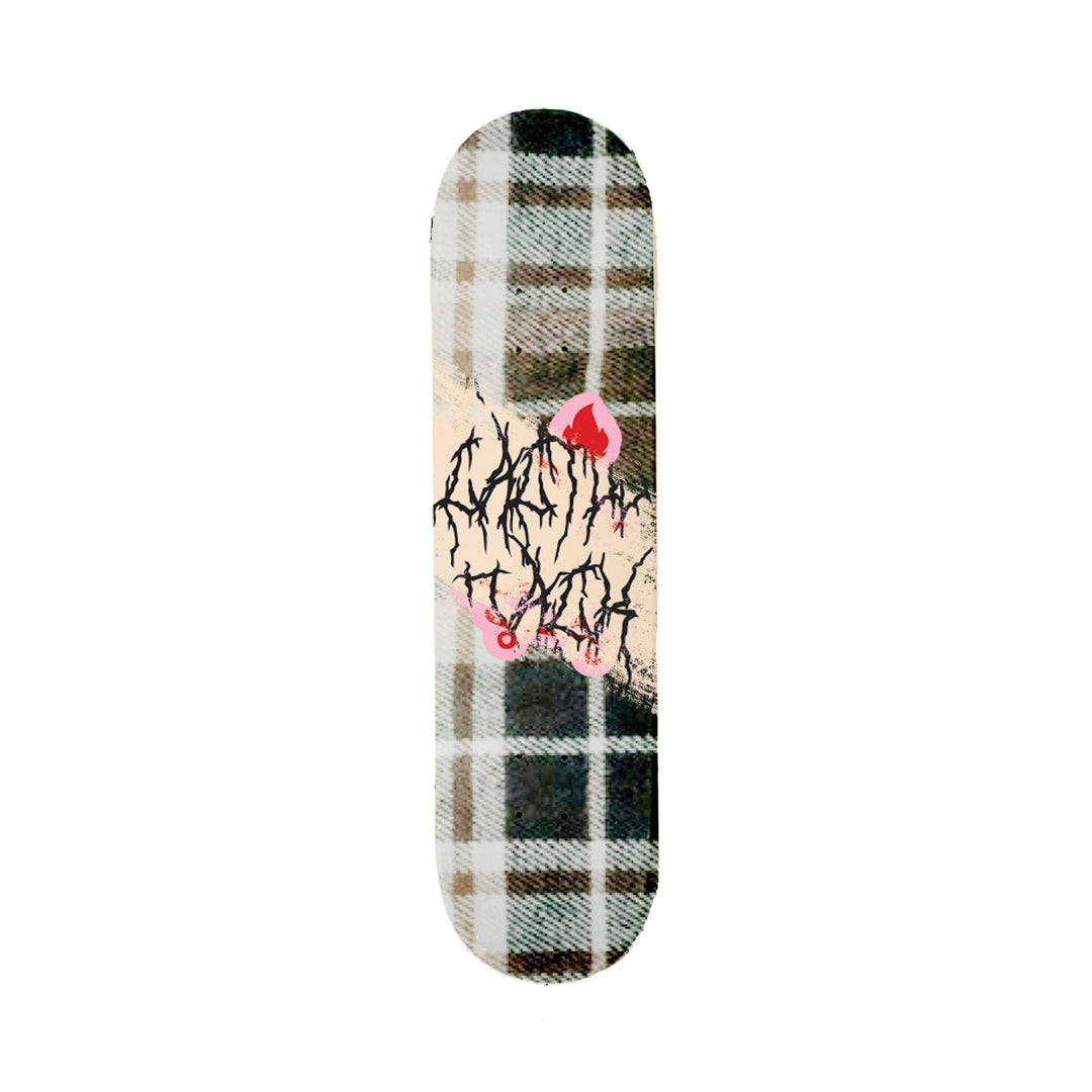 Travis Scott Cactus Jack Plaid Skateboard Deck