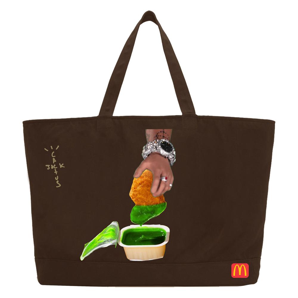 Travis Scott Menu Tote Brown