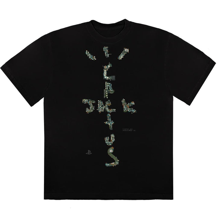 Travis Scott Motherboard Logo T-shirt Black