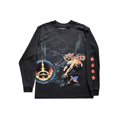 Travis Scott Utopia Circus Maximus 2023 Tour Tee Black