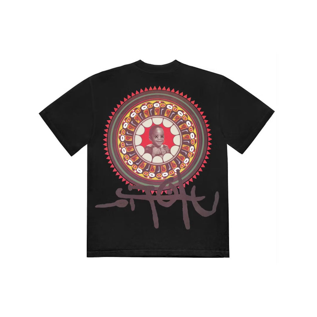 Travis Scott x KAWS Utopia II Tee Black