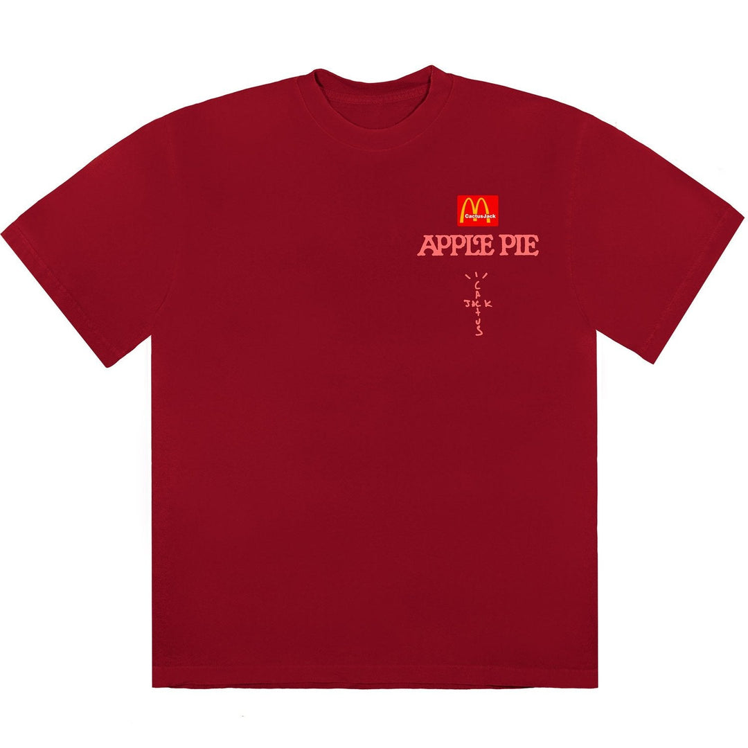 Travis Scott x McDonald's Apple Pie T-shirt Red