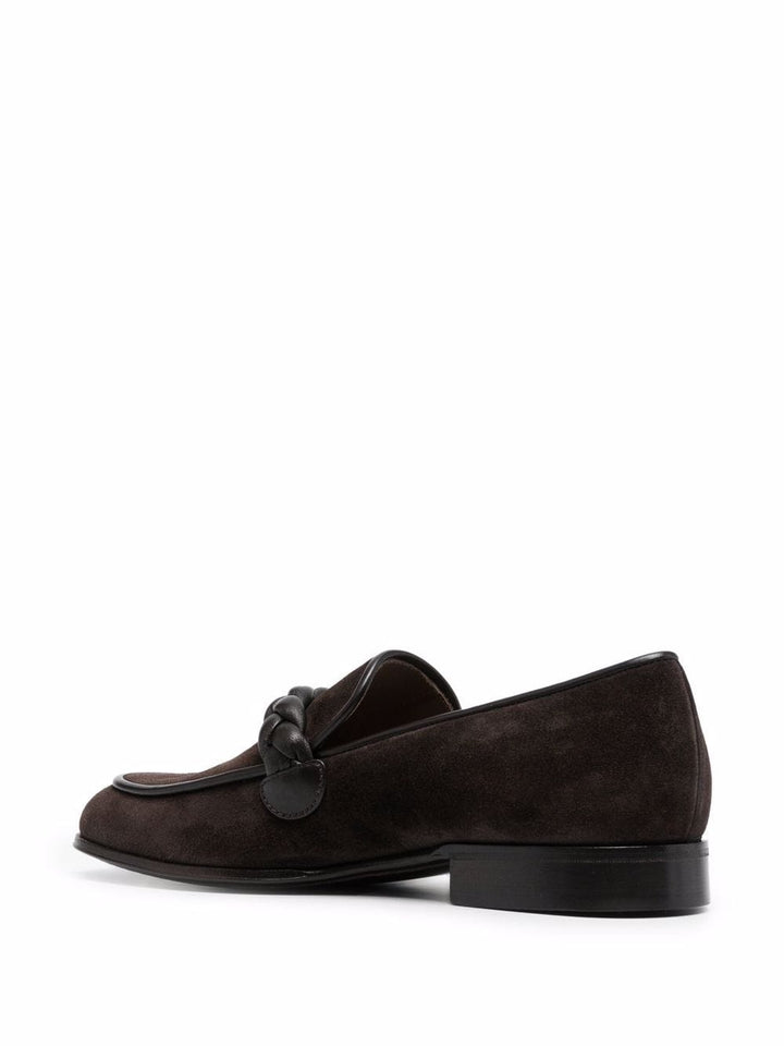 GIANVITO ROSSI Sleek Suede Leather Loafer for Men