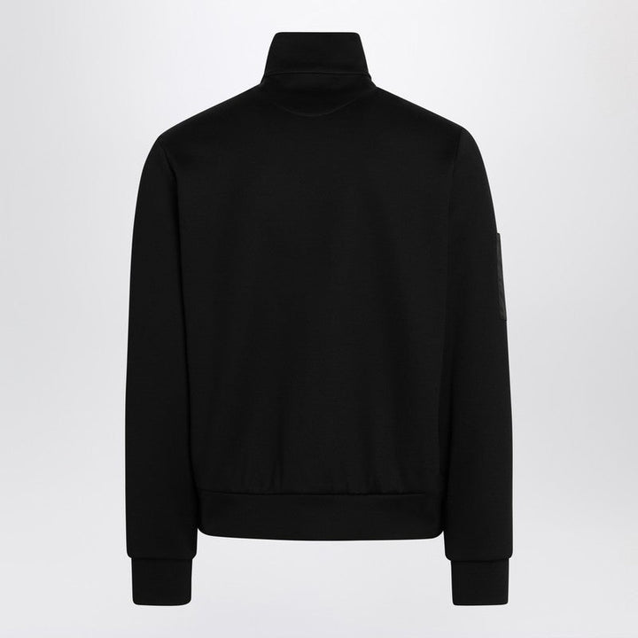 Prada Black Sweatshirt With Re-Nylon Insert Men