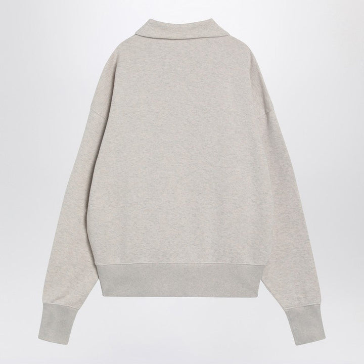 Prada Natural-Coloured Cotton Polo With Zip Men