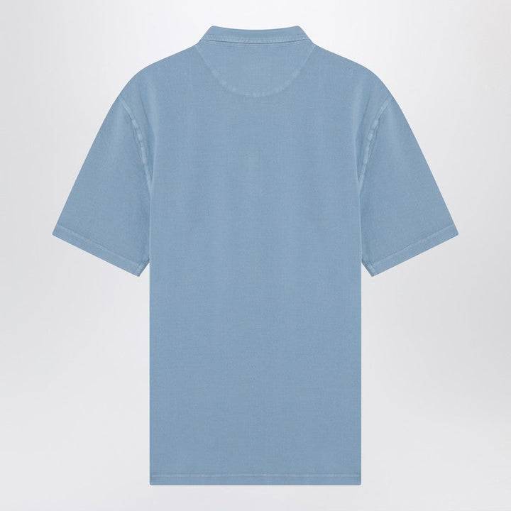 Prada Periwinkle-Coloured Polo Shirt In Cotton Men