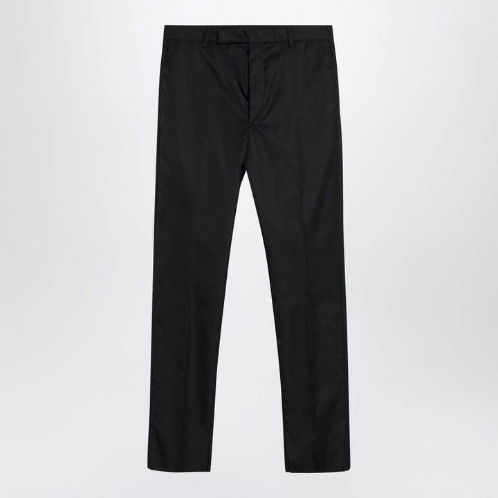 Prada Black Trousers In Re-Nylon Men