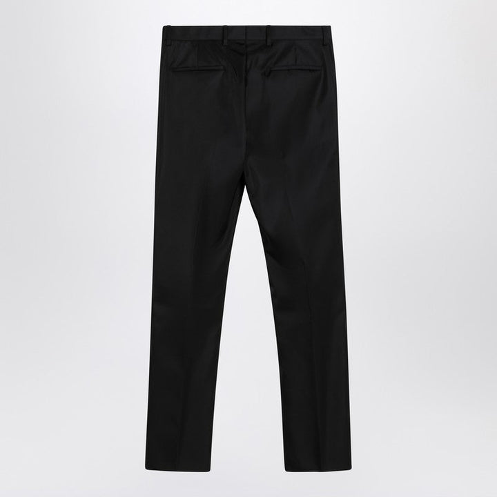 Prada Black Trousers In Re-Nylon Men