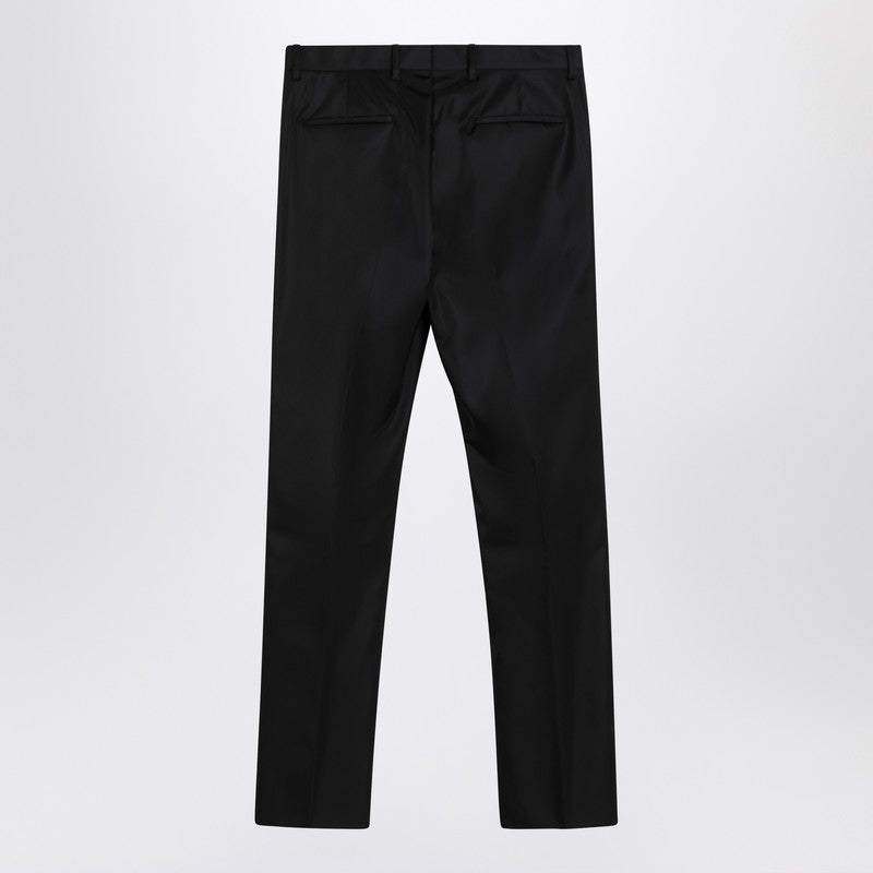 Prada Black Trousers In Re-Nylon Men