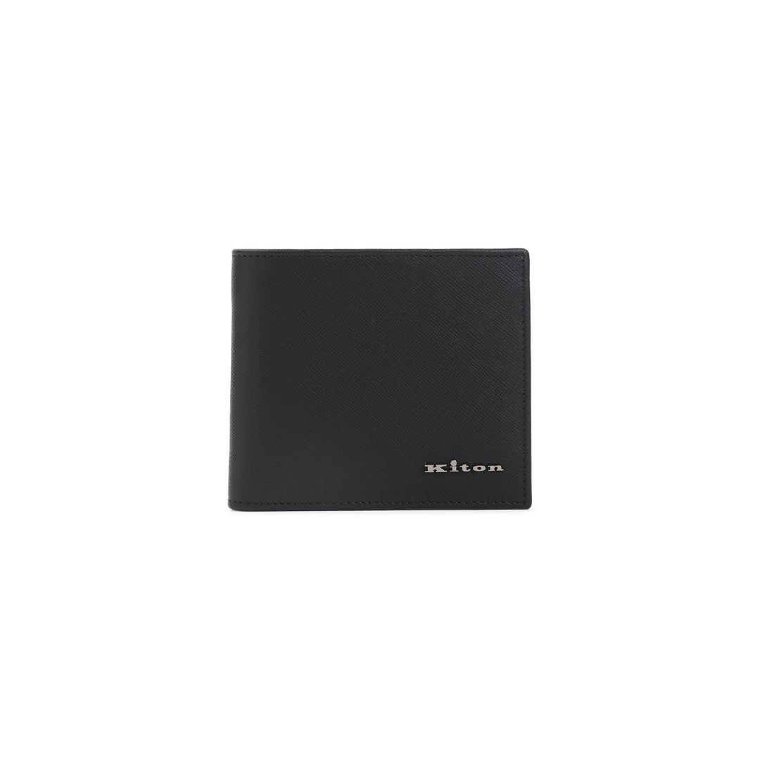 KITON Mini Leather Wallet - FW25