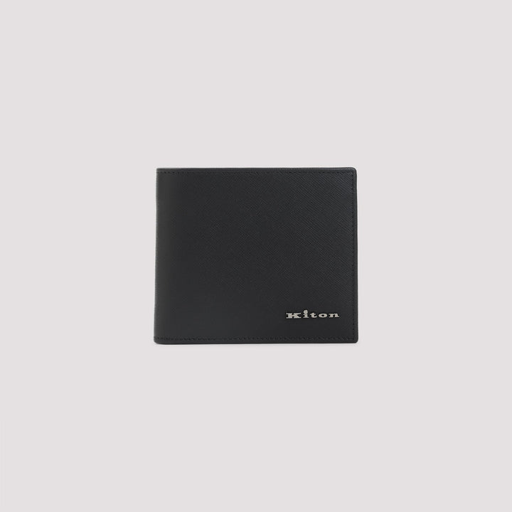 KITON Mini Leather Wallet - FW25