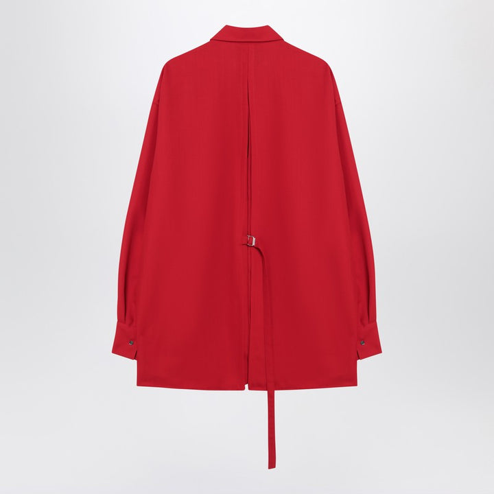 Ami Paris Red Wool Shirt Women