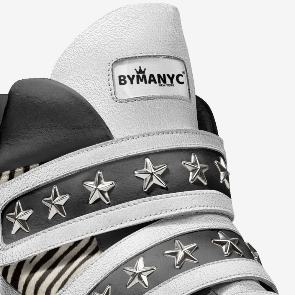 Unisex Limited Edition BROOKLYN WHITE High-Tops BYMANYC ® New York