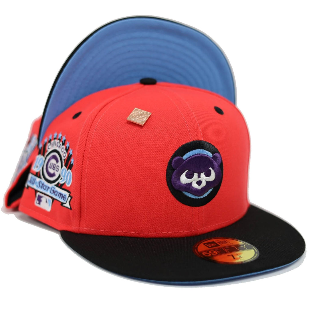 Chicago Cubs 1990 All Star Game Patch Fitted Hat 59Fifty