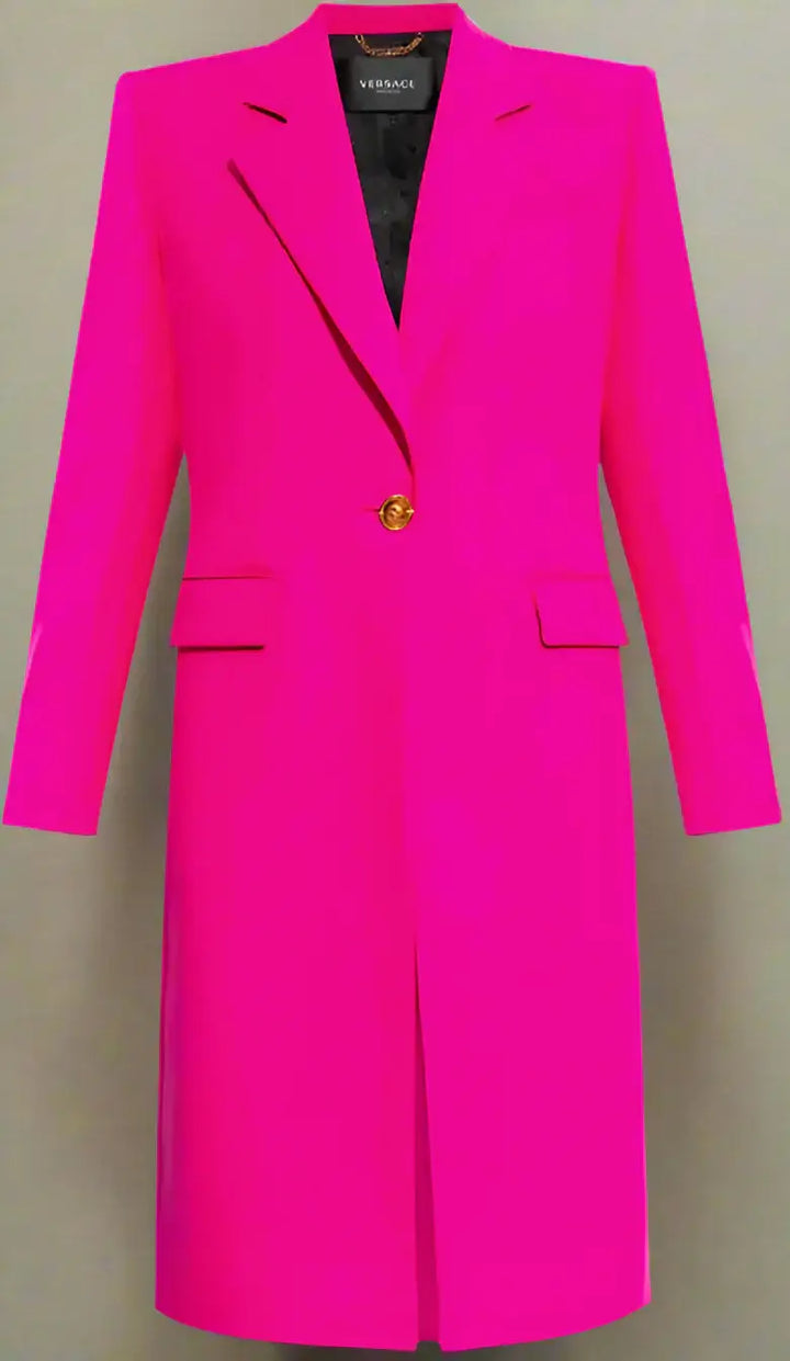 Versace Fuchsia Viscose Jackets & Coat