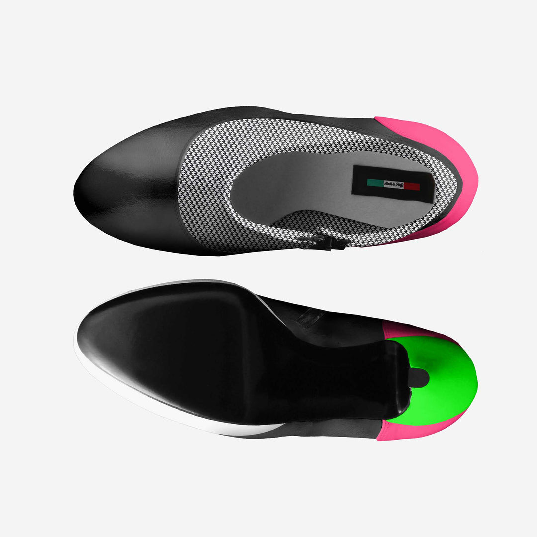 Vegan Ankle Boot Platform BYMANYC® New York Fierce Black