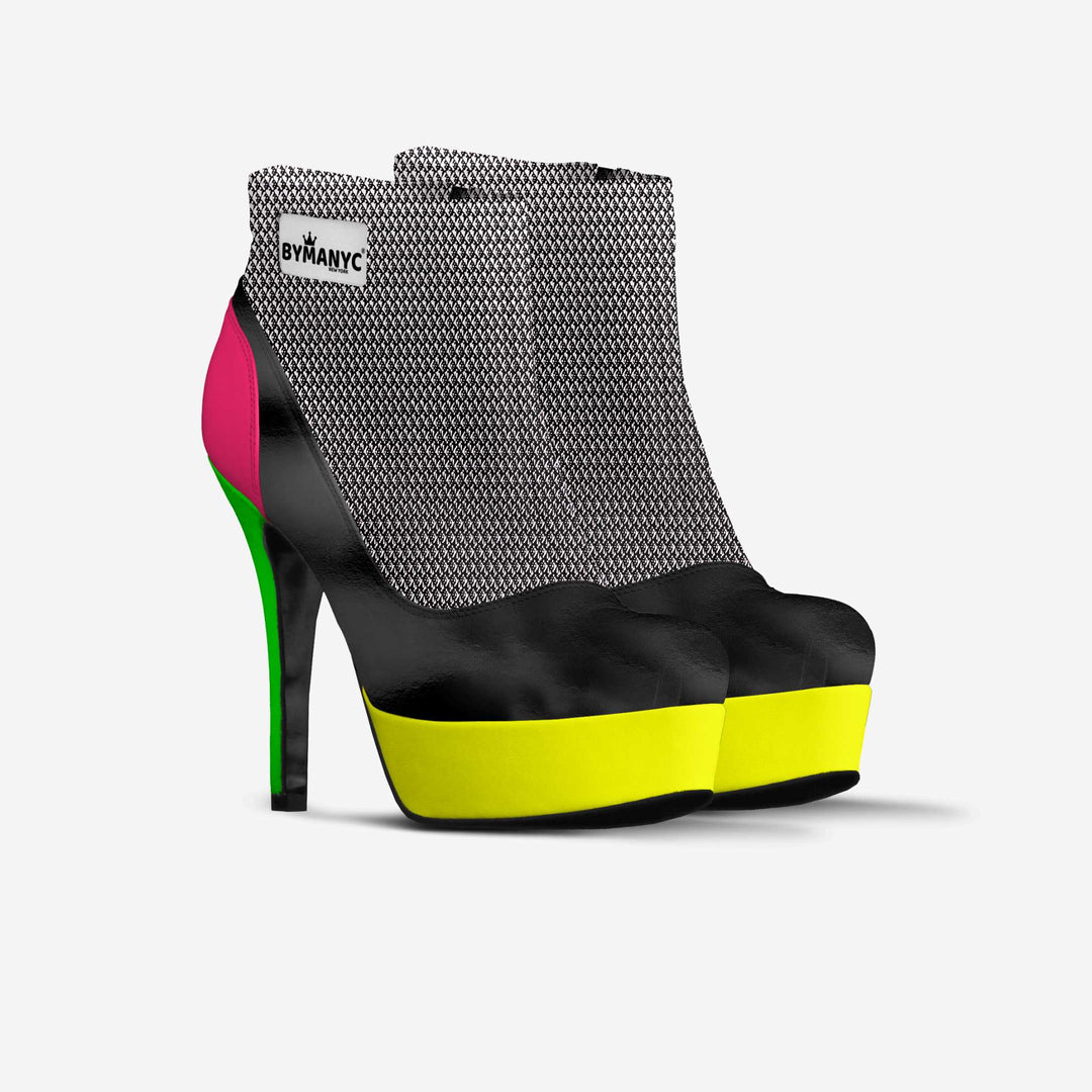 Vegan Ankle Boot Platform BYMANYC® New York Fierce Black