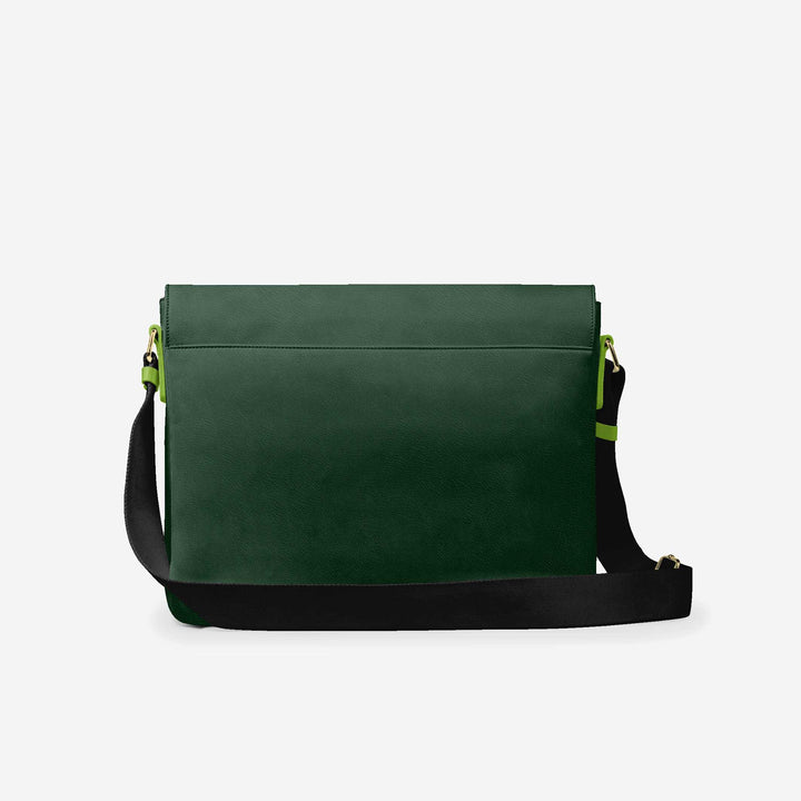 Vegan Executive Messenger Bag 16” | BYMANYC ® New York Crafted in Italy