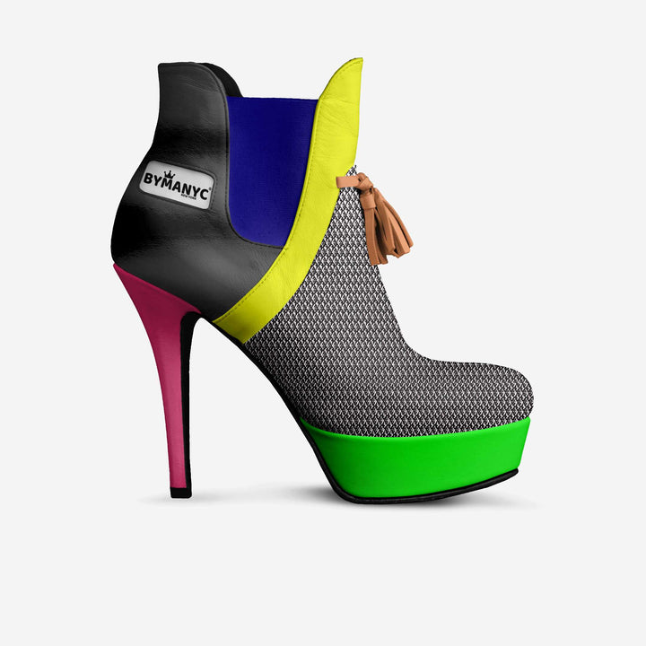 Vegan Platform Boots BYMANYC® New York Urban Chic Black