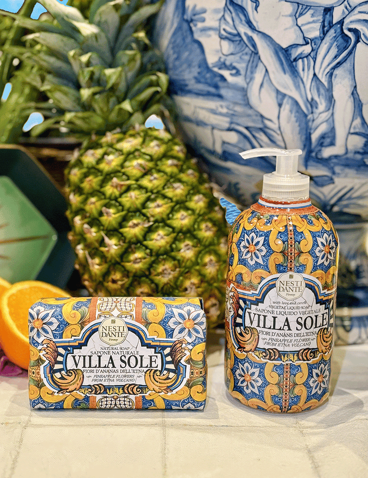 Nesti Dante Villa Sole Pineapple Flowers from Etna Soap 250 gr