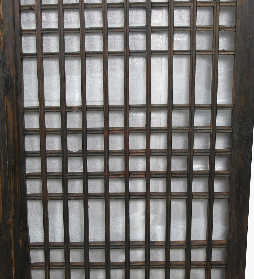 Pair of Vintage Chinese Latticed Screen Panel 1