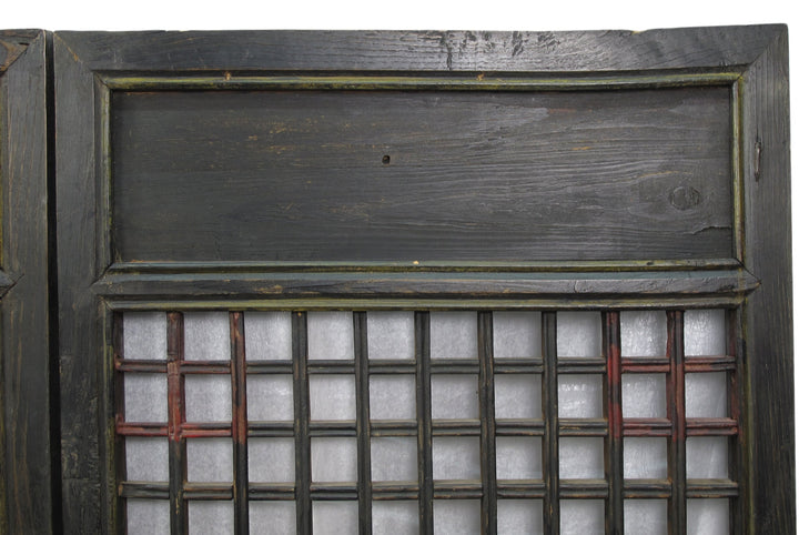Pair of Vintage Chinese Latticed Screen Panel 4