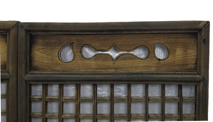 Pair of Antique Chinese Latticed Screen Panel 2