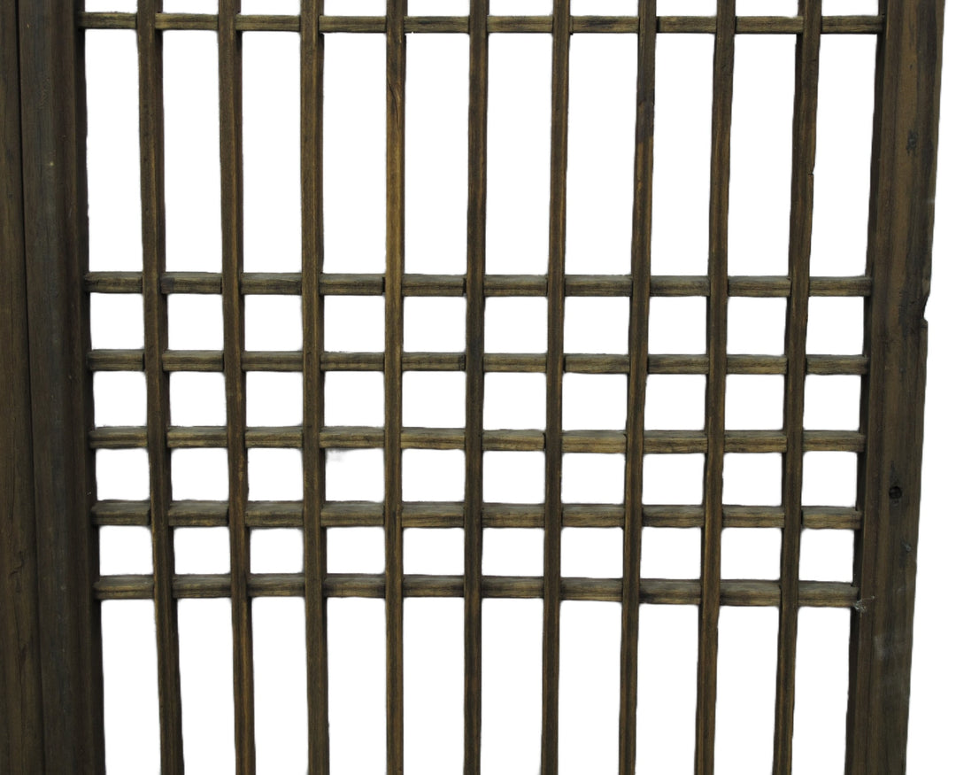 Pair of Antique Chinese Latticed Screen Panel 2