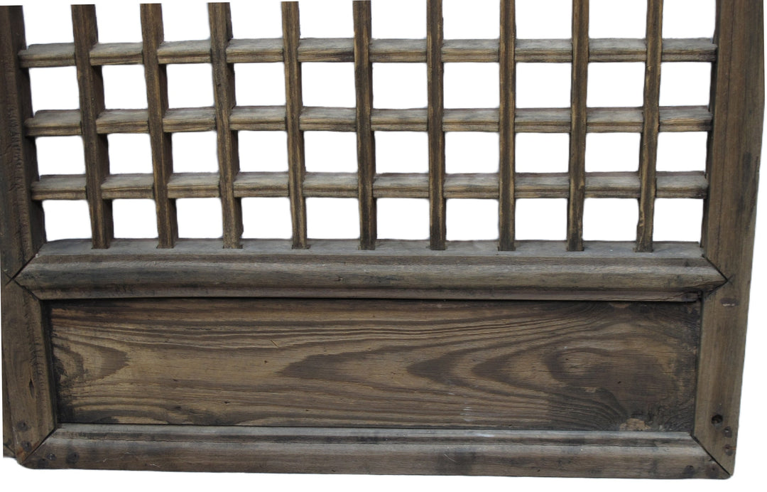 Pair of Antique Chinese Latticed Screen Panel 2