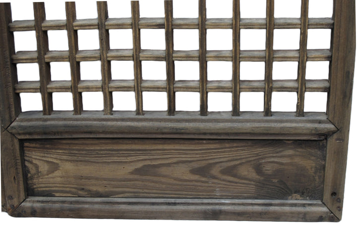 Pair of Antique Chinese Latticed Screen Panel 2